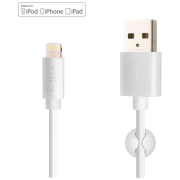Cablul de încărcare și de date Fixed Datový a nabíjecí kabel FIXED USB/Lightning alb bílá