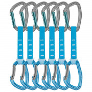 Bucle echipate Petzl Djinn Axess 6x12 cm albastru/gri