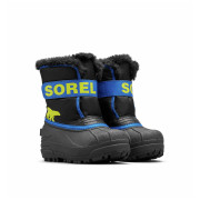 Încălțăminte de iarnă copii Sorel Childrens Snow Commander™ Boot negru/roșu Black, Super Blue