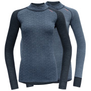 Tricou funcțional femei Devold Kvitegga Merino 230 Cross Neck