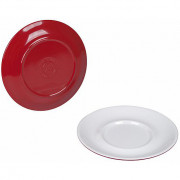Farfuriuță Bo-Camp Dish plate melamine 2-tone roșu red