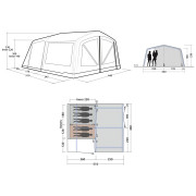Cort de familie - 5 persoane Outwell Virginia 5 Air TC