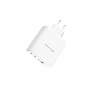 Adaptor Swissten GaN 2X USB-C 100W + 1X USB-C 20W + 1X USB-A 30W