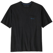 Tricou bărbați Patagonia Men's Boardshort Logo Pocket Responsibili-Tee negru Ink Black