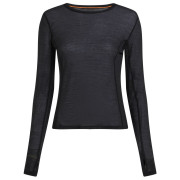 Tricou femei Icebreaker Women Merino Blend 75 Cool-Lite™ Featherlight™ LS Crewe negru Black