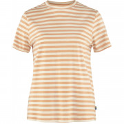 Tricou femei Fjällräven Striped T-shirt W galben/alb
