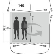 Dormitor Outwell Inner Newburg 240