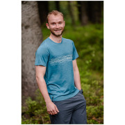 Tricou bărbați MOOA Merino Lyolite Waves 150 Short