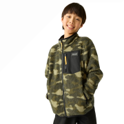 Hanorac funcțional copii Regatta Junior Frankie Warm Fleece Bark Green Camo