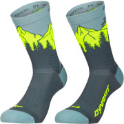 Șosete Dynafit Traverse Crew Sk gri/galben cinder ULTRA YELLOW/5A30