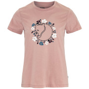 Tricou femei Fjällräven Fjällblomster Fox T-shirt W roz Chalk Rose