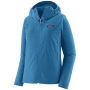 Geacă femei Patagonia Women's R1® CrossStrata Hoody albastru Aquatic Blue