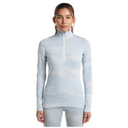 Tricou funcțional femei Icebreaker Women M 260 Tech Vertex LS HZ Chillwave