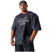 Tricou funcțional bărbați Nebbia NEBBIA x Olympia Heavyweight Cotton T-Shirt negru Black