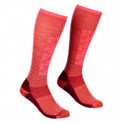 Șosete 3/4 femei Ortovox W's Ski Compression Long Socks roșu