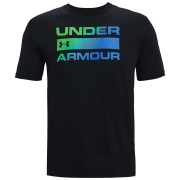 Tricou bărbați Under Armour Team Issue Wordmark SS negru/albastru Black//BlueCircuit