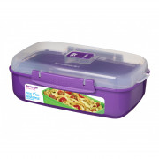 Miska na jídlo Sistema Microwave Rectangle 1.25L violet