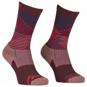 Șosete femei Ortovox All Mountain Mid Socks W roz/vișiniu