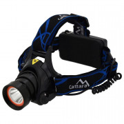 Lanternă frontală Cattara LED 400lm (1x XM-L+15x SMD) negru/albastru