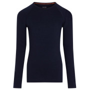 Tricou funcțional copii Icebreaker K 200 Oasis LS Crewe Midnight Navy albastru închis Midnight Navy