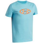 Tricou funcțional copii Under Armour UA B Mesh Lockertag SS Fresco Blue