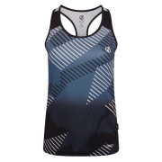 Maiou de ciclism femei Dare 2b AEP Prompt Vest negru/albastru