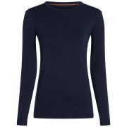 Tricou funcțional femei Icebreaker Women Merino Blend Core Midweight LS Crewe albastru închis Midnight Navy