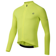 Tricou de ciclism bărbați Dare 2b Lightning Long Sleeve Jersey galben Fluro Yellow