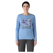 Tricou femei Patagonia W's L/S Cap Cool Daily Graphic Shirt - Lands