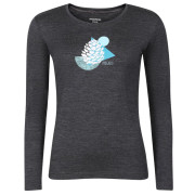 Tricou funcțional femei Progress Hela "Cone" gri šedý melír