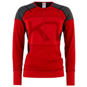 Tricou femei Kari Traa Stil H/Z roșu/negru