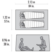 Cort ultra ușor MSR Thru-Hiker Mesh House 2 V2