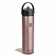 Termos Hydro Flask 24 Oz Lightweight Wide Flex Straw Cap roz QUARTZ