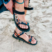 Sandale bărbați Gumbies Scrambler Khaki a Orange