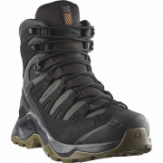 Încălțăminte bărbați Salomon Quest Tracker Gore-Tex negru Black / Asphalt / Coyote Brown
