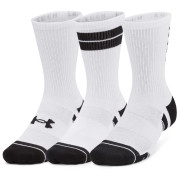 Set șosete Under Armour Perf Tech Nov 3pk Crew alb WHT