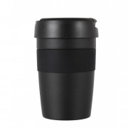 Cană termică LifeVenture Insulated Coffee Cup, 350ml negru
