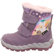 Încălțăminte de iarnă copii Superfit Icebird Lila/Rosa