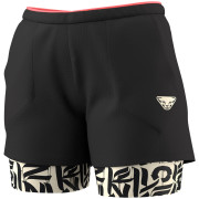 Pantaloni scurți femei Dynafit Trail 2In1 Short W negru black out OVERCAST/7960