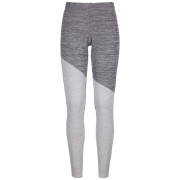 Chiloți funcționali femei Ortovox Fleece Light Long Pants gri