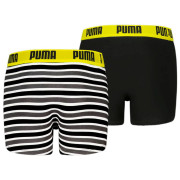 Boxeri pentru băieți Puma Everyday Striped Boxers 2P
