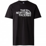Tricou bărbați The North Face M S/S Woodcut Dome Tee negru