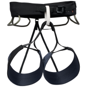 Ham de alpinsim bărbați Black Diamond M Solution Harness negru Carbon