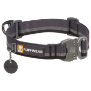 Zgardă pentru câini Ruffwear Top Rope™ Collar negru Basalt Gray
