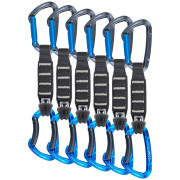 Buclă echipată Skylotec Lime Set Nylon PRO - 6 PACK gri/albastru Anthracite/Electricblue