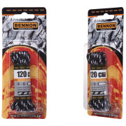 Șireturi Bennon Laces Black-Grey Box 120 cm