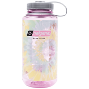 Sticlă Nalgene Wide Mouth Tie-Dye Print 1000 ml roz Cosmo/Platinum Tie Die