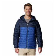 Geacă bărbați Columbia Powder Lite™ II Hooded Jacket albastru Mountain Blue, Collegiate Navy