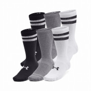 Set șosete Under Armour Essential 6Pk Crew alb/negru White/White/Black
