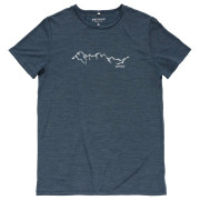 Tricou bărbați Devold Active "Skyline" Tee Man albastru închis NIGHT